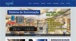 Desktop Screenshot of apel.com.br