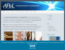 Tablet Screenshot of apel.es
