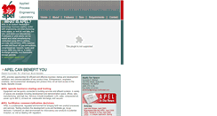 Desktop Screenshot of apel.org