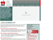 Tablet Screenshot of apel.org